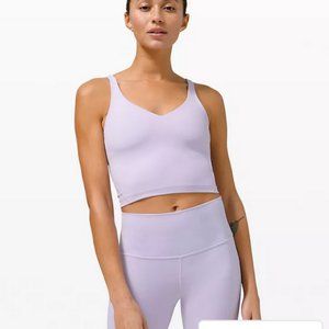Lululemon Align Cropped Tank - Color: Lavendar Dew, Size: 6